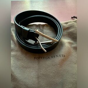 Bottega Veneta Signature Triangular Buckle Belt